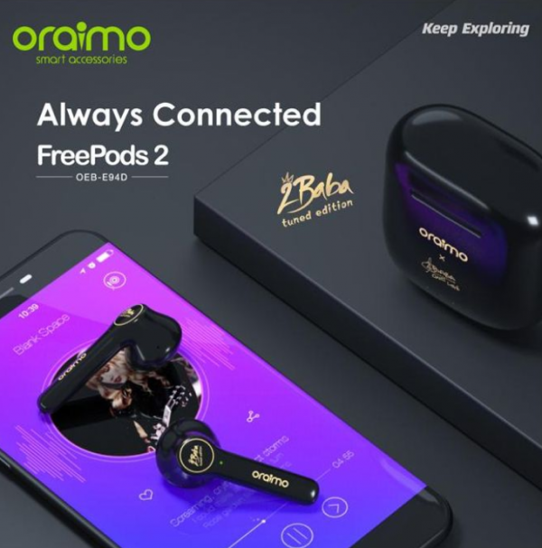 oraimo FreePods 2 2Baba-Version TWS Wireless Stereo Earbud