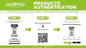 Oraimo product authentication ( djt Smart Accessories)
